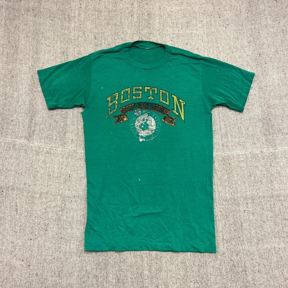 Vintage Boston Celtics Shirt Mens Medium‎ Green 1980s NBA USA